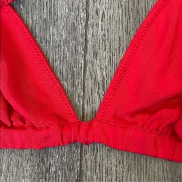 Anthropologie Striped Bralette In Red Size Small - Picture 6 of 6